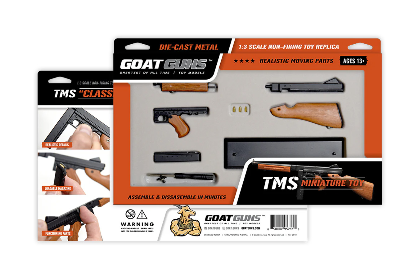 GOAT GUNS Thompson TSMG M1A1 1:3 Scale Model